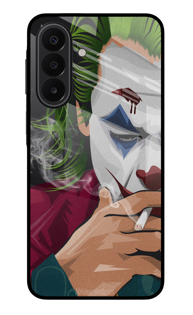 Joker Smoking Samsung A27 5G Glass Case Back Cover by Casekaro
