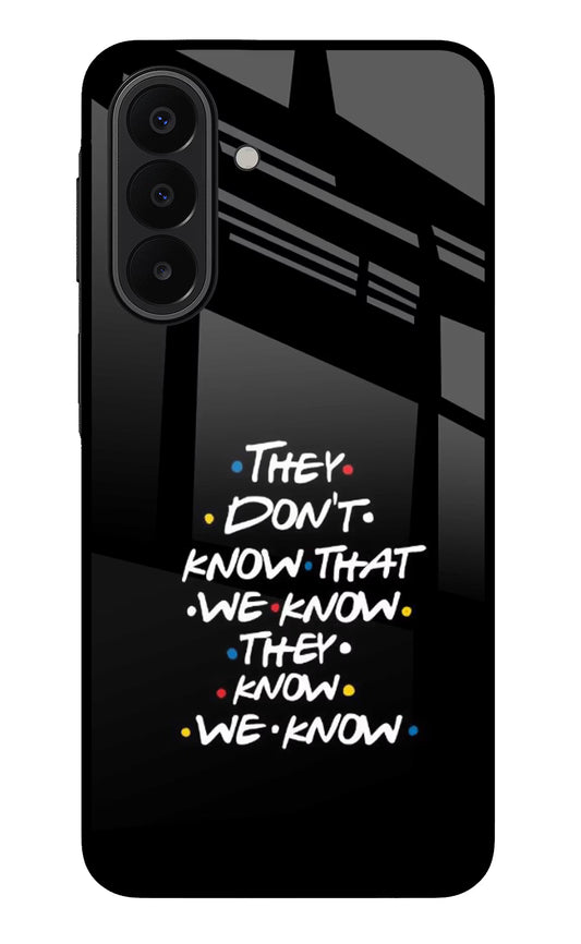 FRIENDS Dialogue Samsung A27 5G Glass Case