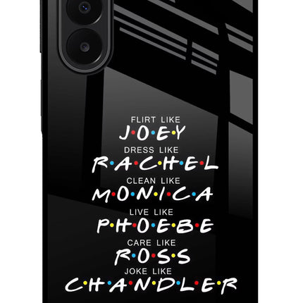 FRIENDS Character Samsung A27 5G Glass Case Back Cover by Casekaro