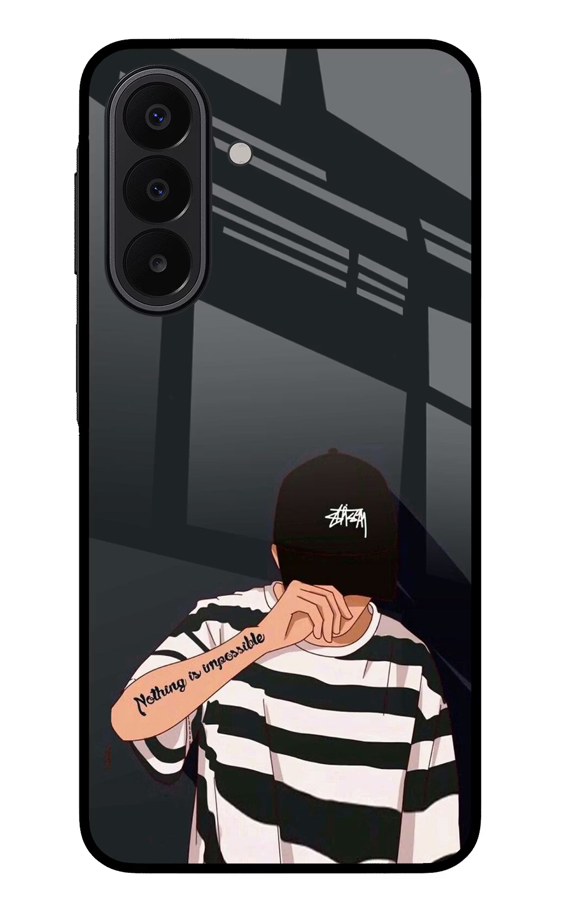 Aesthetic Boy Samsung A27 5G Glass Case