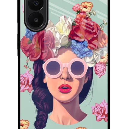 Pretty Girl Samsung A27 5G Glass Case Back Cover by Casekaro