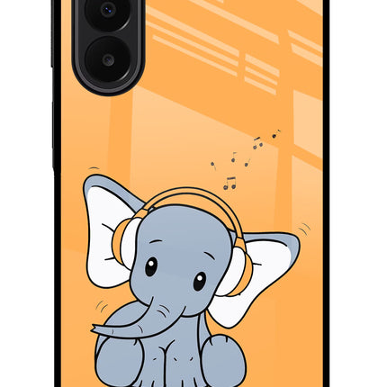 High On Music Samsung A27 5G Glass Case Back Cover by Casekaro