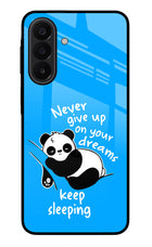 Keep Sleeping Samsung A27 5G Glass Case Back Cover by Casekaro