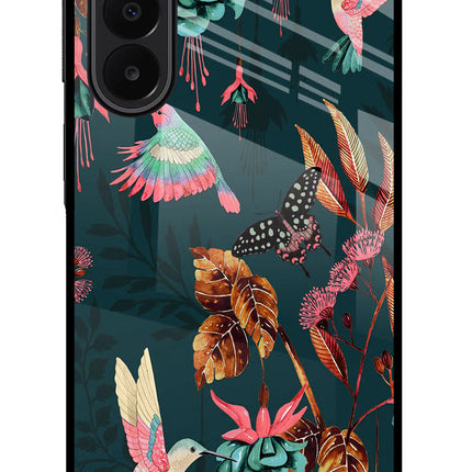 Birds Samsung A27 5G Glass Case Back Cover by Casekaro