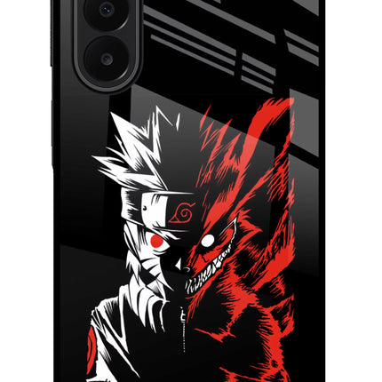 Naruto Two Face Samsung A27 5G Glass Case Back Cover by Casekaro
