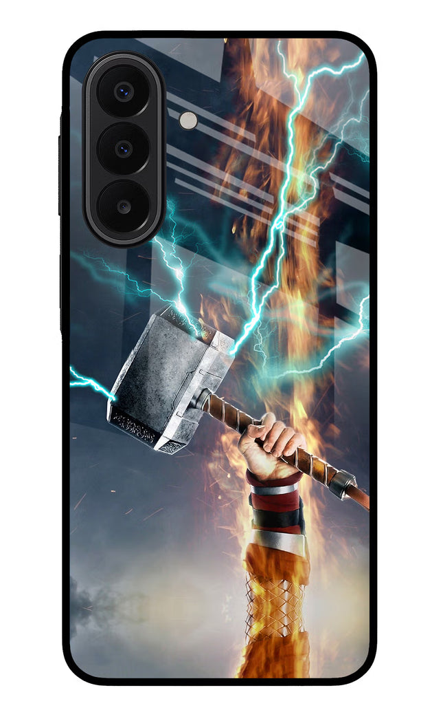 Thor Hammer Mjolnir Samsung A27 5G Glass Case Back Cover by Casekaro