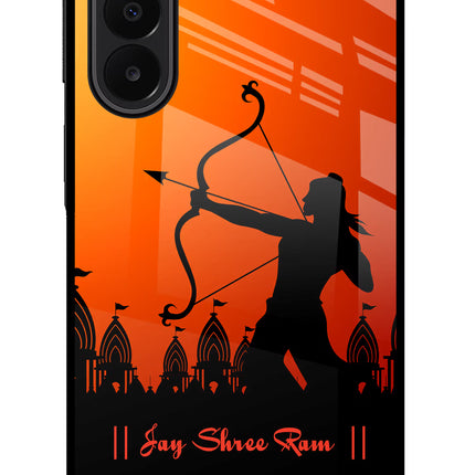 Lord Ram - 4 Samsung A27 5G Glass Case Back Cover by Casekaro