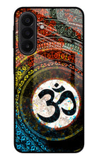 Om Cultural Samsung A27 5G Glass Case Back Cover by Casekaro