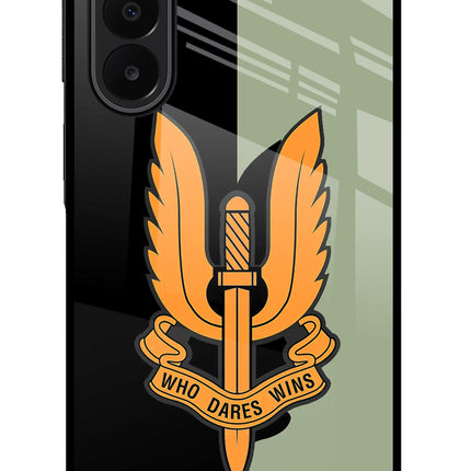 Balidan Logo Samsung A27 5G Glass Case Back Cover by Casekaro