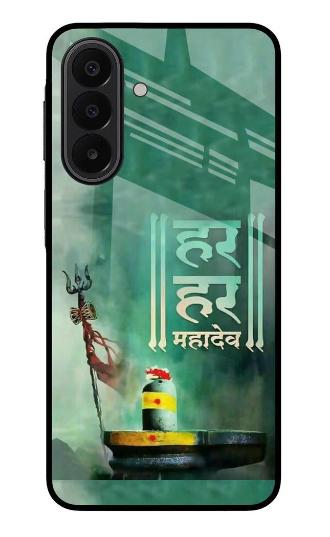 Har Har Mahadev Shivling Samsung A27 5G Glass Case Back Cover by Casekaro