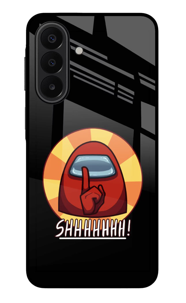 Among Us Shhh! Samsung A27 5G Glass Case Back Cover by Casekaro