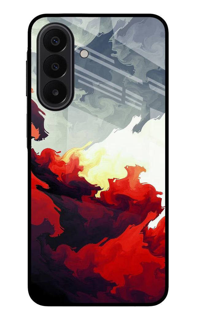 Fire Cloud Samsung A27 5G Glass Case Back Cover by Casekaro