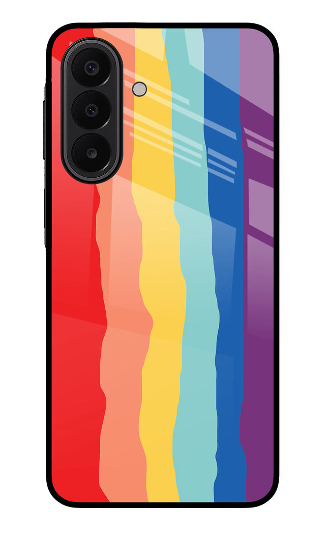 Rainbow Samsung A27 5G Glass Case Back Cover by Casekaro