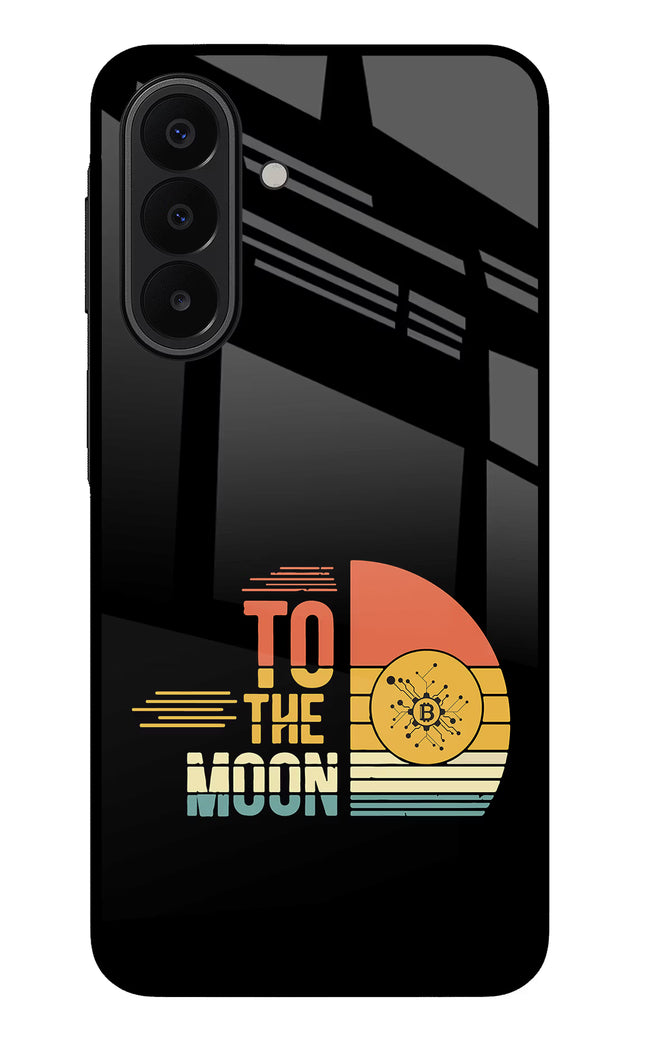 To the Moon Samsung A27 5G Glass Case Back Cover by Casekaro