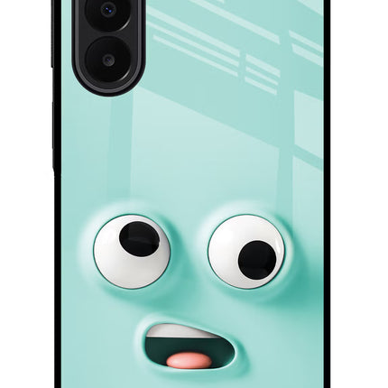 Funny Cartoon Samsung A27 5G Glass Case Back Cover by Casekaro