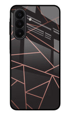 Geometric Pattern Samsung A27 5G Glass Case Back Cover by Casekaro