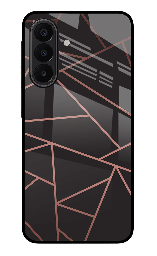 Geometric Pattern Samsung A27 5G Glass Case Back Cover by Casekaro