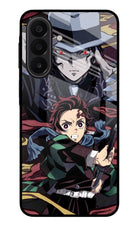 Demon Slayer Samsung A27 5G Glass Case Back Cover by Casekaro
