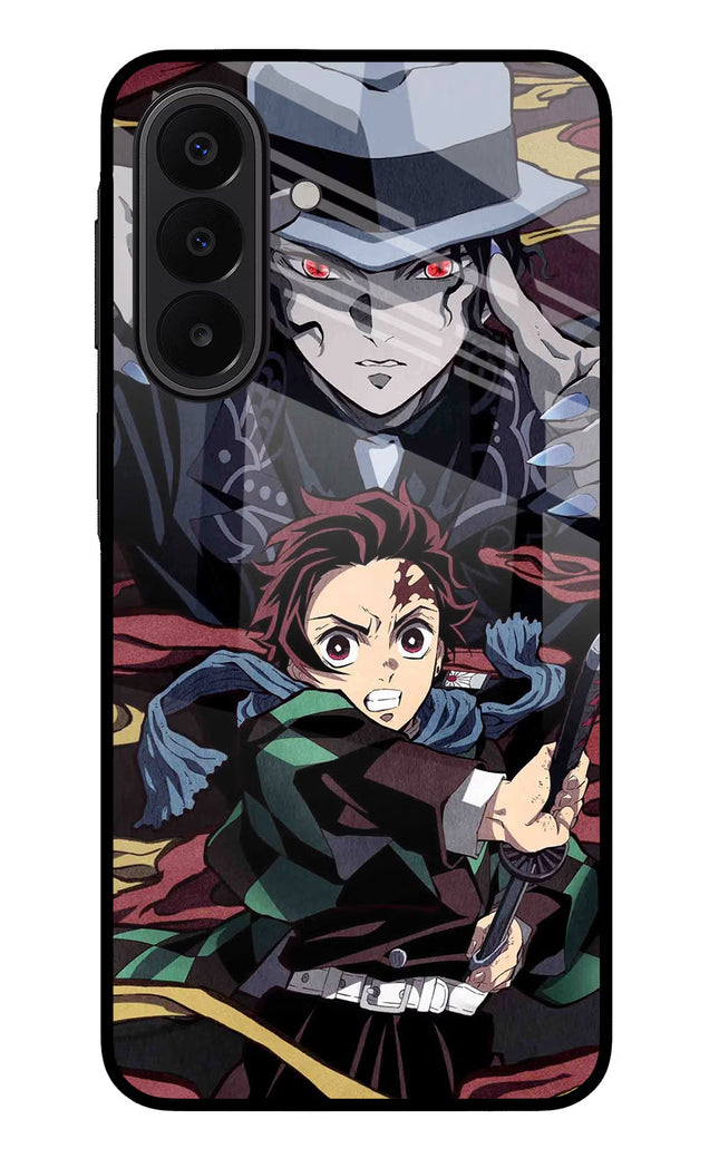 Demon Slayer Samsung A27 5G Glass Case Back Cover by Casekaro