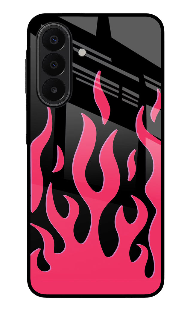 Fire Flames Samsung A27 5G Glass Case Back Cover by Casekaro
