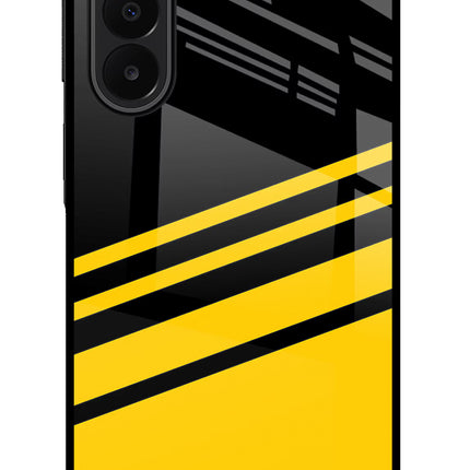 Yellow Shades Samsung A27 5G Glass Case Back Cover by Casekaro