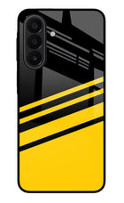 Yellow Shades Samsung A27 5G Glass Case Back Cover by Casekaro