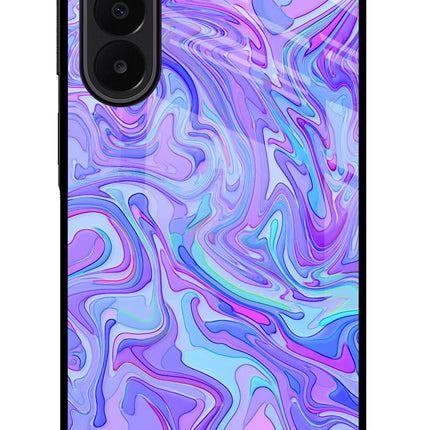 Glitter Samsung A27 5G Glass Case Back Cover by Casekaro