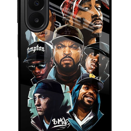 Rappers Samsung A27 5G Glass Case Back Cover by Casekaro