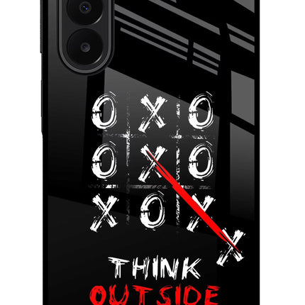 Think out of the BOX Samsung A27 5G Glass Case Back Cover by Casekaro