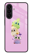 Cute Little Birds Samsung A27 5G Glass Case Back Cover by Casekaro
