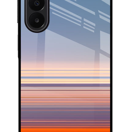 Morning Colors Samsung A27 5G Glass Case Back Cover by Casekaro