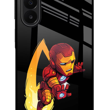 IronMan Samsung A27 5G Glass Case Back Cover by Casekaro