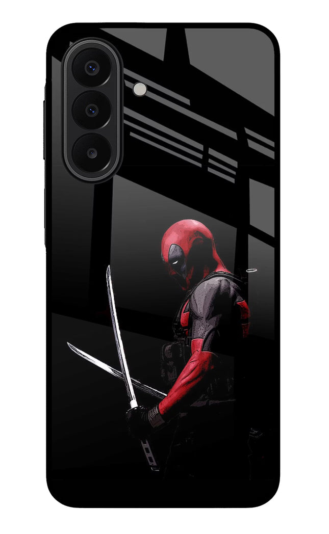 Deadpool Samsung A27 5G Glass Case Back Cover by Casekaro