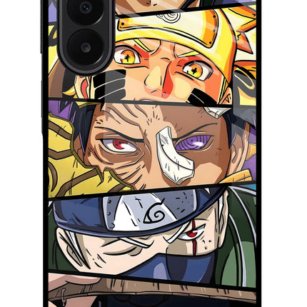 Naruto Character Samsung A27 5G Glass Case Back Cover by Casekaro