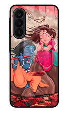 Radhe Krishna Samsung A27 5G Glass Case Back Cover by Casekaro