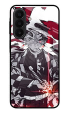 Demon Slayer Samsung A27 5G Glass Case Back Cover by Casekaro