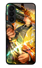 Demon Slayer Samsung A27 5G Glass Case Back Cover by Casekaro