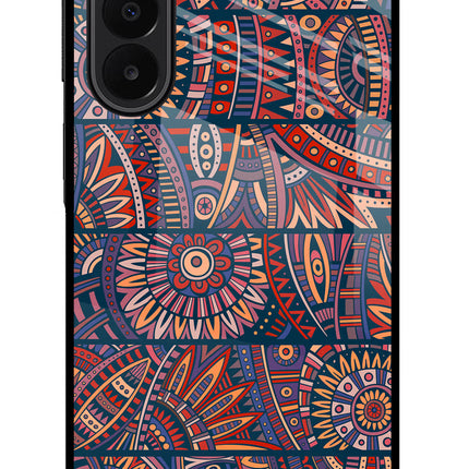 African Culture Design Samsung A27 5G Glass Case Back Cover by Casekaro