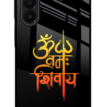 Om Namah Shivay Samsung A27 5G Glass Case Back Cover by Casekaro