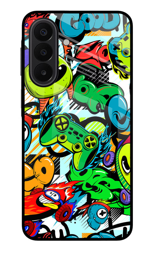 Game Doodle Samsung A27 5G Glass Case