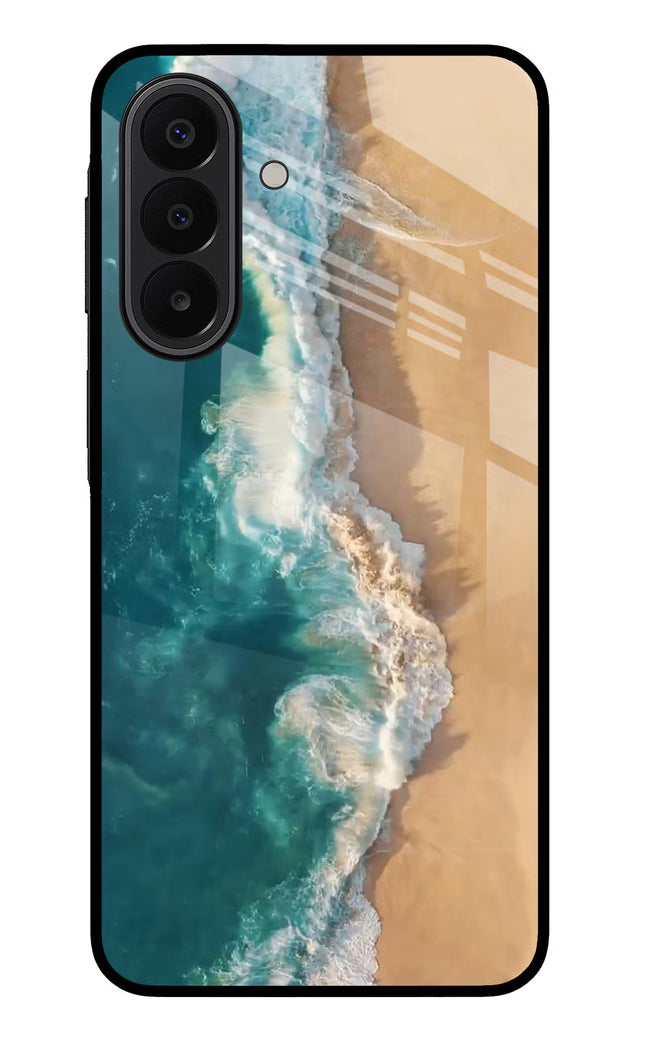 Ocean Beach Samsung A27 5G Glass Case Back Cover by Casekaro