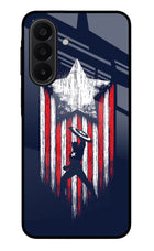 Captain America Marvel Art Samsung A27 5G Glass Case Back Cover by Casekaro