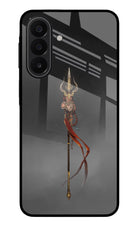 Shiv Trishul Samsung A27 5G Glass Case Back Cover by Casekaro