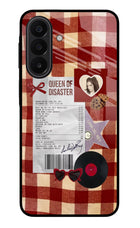 Queen of Disaster Samsung A27 5G Glass Case Back Cover by Casekaro