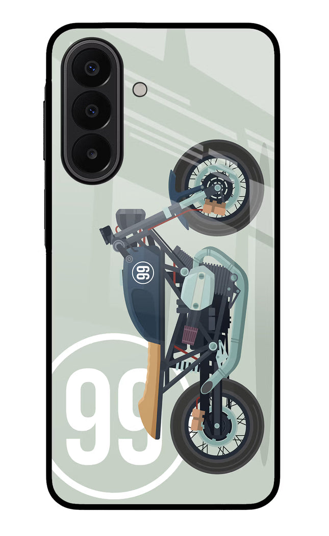 Classic Cafe Racer 99 Samsung A27 5G Glass Case Back Cover by Casekaro