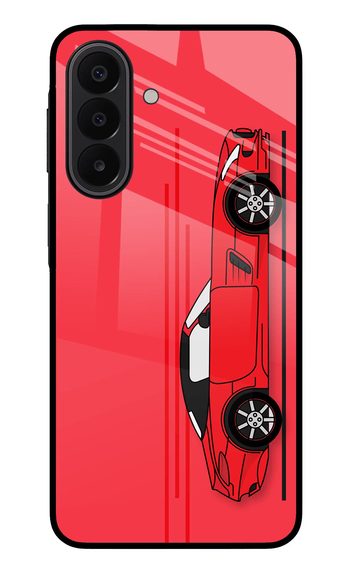 Red Velocity Samsung A27 5G Glass Case