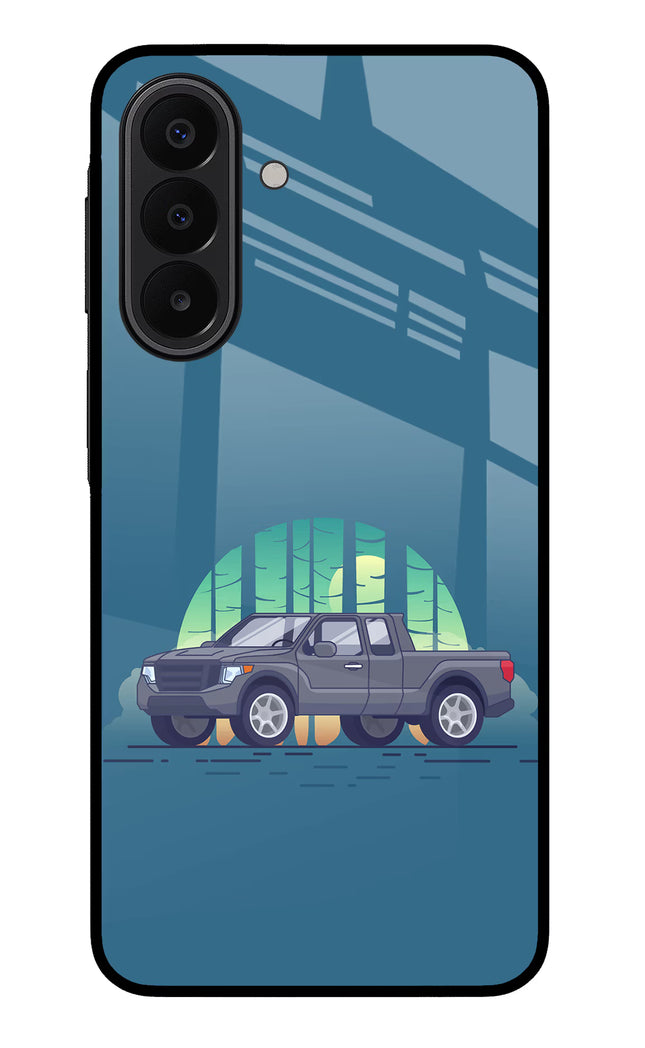 Retro Garage Vibe Samsung A27 5G Glass Case Back Cover by Casekaro