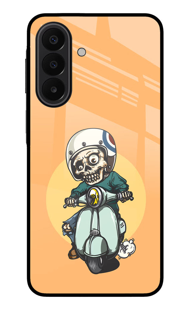 Undead Biker Samsung A27 5G Glass Case Back Cover by Casekaro