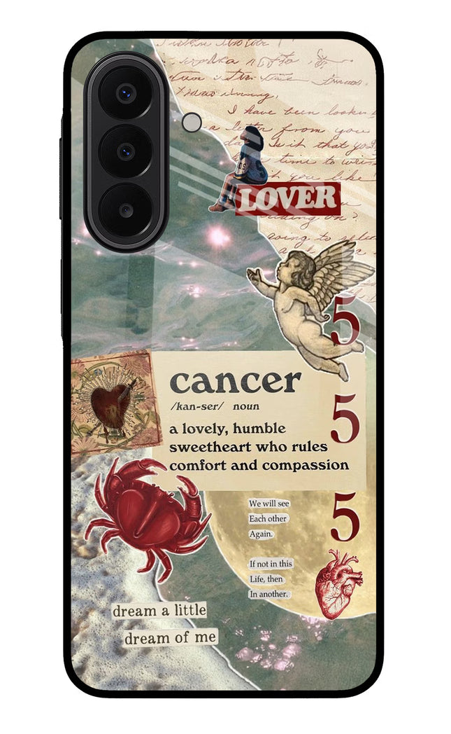 Cancer Zodiac Samsung A27 5G Glass Case Back Cover by Casekaro