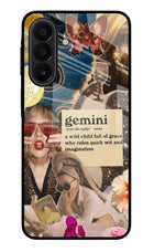 Gemini Zodiac Samsung A27 5G Glass Case Back Cover by Casekaro
